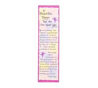 6 Beautiful Things That are True About You by Douglas Pagels Keepsake Bookmark (BMP271) - Blue Mountain Arts