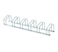 6 Bike Parking Rack Locking Storage Stand Holder Floor Wall Mount HOMCOM