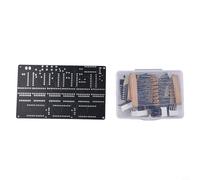 6-Bit Digital Circuit Clock Kit, for Teaching and Training, DC 4.5-5.5V Electronic Clock DIY Soldering Kit with PCB Board, Compatible with Parts or Parts+Shell Styles(Parts)