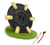 6-Blade Blade Disc Compatible with Gardena Sileno Minimo 250 m², 350 m², 500 m² Robotic Lawnmower/Husqvarna Automower, Replacement Blade Plate, Lawn Mower Accessories with Tools