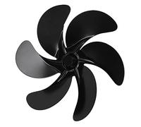 6 Blades Stove Fan, Replaceable Aluminum Alloy Fan,No Fire Hazard, Easy to Install for Stove Fan