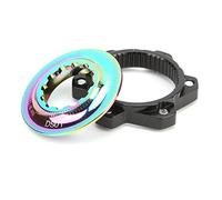 6-Bolt Disc Brake Rotor Adapter for Bicycles, Mountain Bikes, Aluminum Alloy Material, Center Lock Conversion Kit, Quick and Stable Braking, Corrosion Resistant, Durable