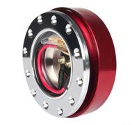 6-Bolt for Quick Release for Racing Cars 6-Bolt for Quick Release(Red) | 6-bolt pattern, fits for sparco for momo NRG, secure locking, fast install, racing ready