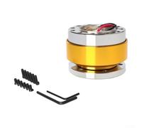 6-Bolt for Quick Release for Racing Cars 6-Bolt for Quick Release(Yellow) | 6-bolt pattern, fits for sparco for momo NRG, secure locking, fast install, racing ready
