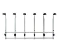 6 Bottle 1L wall fixing bracket rack & 6 solo classic bar spirit optics 50ml