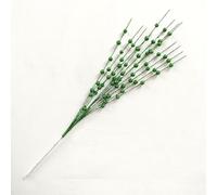 6 Bouquet Artificial Berry, Berry Decoration, Shiny Berry Stems, Berry Stems, Flower Bouquets, Glitter Branches, Artificial Berry Stems, Christmas Branches, for Christmas Tree, 43 cm, Dark Green