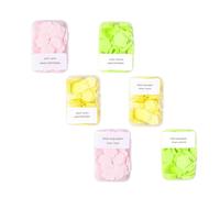 6 Boxes 300Pcs Portable Hand Washing Soap Sheets, Different Scented Mini Petal Hand Wash Soap Sheets, Disposable Soluble for Outdoor Travel, Camping, Hiking