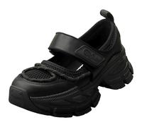 Buffalo Saturn Vegan Womens Ballerina Shoes in Black - 6 UK