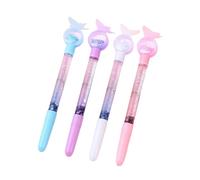 6-Butterfly Sequins Quicksand Fairy Wand Korean Small Fresh Styling Stationery-Carbon Black