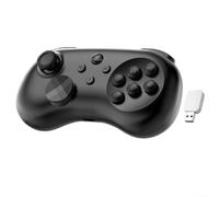 6-Button Fight Controller, Hall Sensor Joystick & Light-Touch | Fighting Game Controller with Hall Effect Joystick, 6-Button for arcade Layout for Switch for ps4 PC Wireless Gamepad for