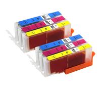 Go Inks 2 C/M/Y Set of 3 Ink Cartridges to replce CLI-551 Compatible/non-OEM for PIXMA Printers (6 Pack)