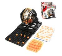 6" Cage Bingo Cage Bingo Gift Game 90 Number 24 Cards Bingo Bingo Machine Cage Game Set with Bingo Balls Classic Cage Bingo Tray