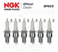 NGK Genuine BP6ES Spark Plug - silver/white
