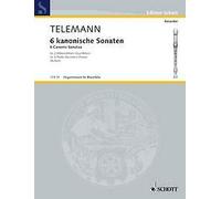 6 Canonic Sonatas 2 treble recorders (flutes) Georg Philipp Telem