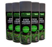 (3 CANS) Autotek Etch Primer Spray for Aluminium Galvanised Steel Stainless GRP Plastic