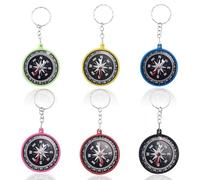 6 Carabiners for Compass Small Compass Keychain Compass for Camping Compass Navigation Multicoloured Compass