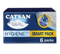 6 Catsan Hygiene Smart Pack Inlays Cat Dust Free Litter Tray Liners