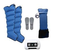 6 Cavity Air Compression Leg Massager Machine︱Full Body Waist Arm Leg Relax Instrument︱ Pressotherapy Boots for Waist Leg Lymphedema Circulation Swelling Relax Pain Relief