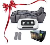 6 Cavity Electric Air Compression Massager Machine, Lymphatic Drainage Massager for Circulation and Pain Relief, Air Compression Boots, Pressotherapy and Lymphatic Drainage