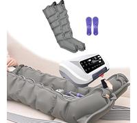 6-Cavity Electric Air Compression Massager Machine, Lymphatic Drainage Massager Legs, Enhance Circulation, Chronic Venous Disorders, Neuralgia, Numbness, Fatigue Relief