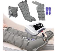 6-Cavity Electric Air Compression Massager Machine, Lymphatic Drainage Massager Legs, Enhance Circulation, Chronic Venous Disorders, Neuralgia, Numbness, Fatigue Relief