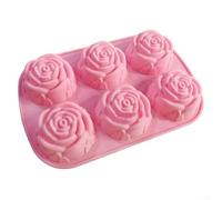 6 Cavity Flower Silicone for Cake Baking 6 Cavity Flower Silicone