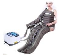6 Cavity Lymphatic Drainage Leg Massager, Portable Electric Air Compression Massager for Legs Arms Waist Feet Promote Blood Circulation Relax and Relieve Muscle Pain (C)