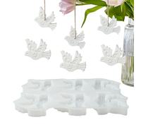 6 Cavity Silicone Mould Pigeon Non-Stick Concrete Clay Epoxy Soap Chocolate Dessert Mold DIY Tool for Adults Kids
