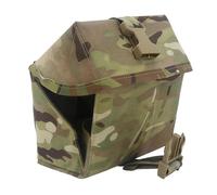 6-Cell 40mm Grenade/Utility Pouch, Tactical MOLLE Compatible Ammo Bag for Smoke, Flash, Stingball Rounds, Durable Gear Attachment(CP)