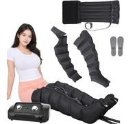 6 Chamber Lymph Drainage Leg Massager, Air Compression Massager, Full Body Lymphatic Drainage Massager for Lymphedema & Relaxation Aid