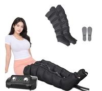 6 Chamber Lymph Drainage Leg Massager, Air Compression Massager, Full Body Lymphatic Drainage Massager for Lymphedema & Relaxation Aid