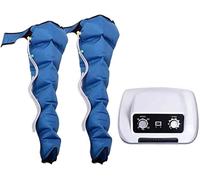 6 Chamber Lymph Drainage Leg Massager, Electric Leg Air Compression Massager for Arms Legs Waist, Wrapping Ankles and Calf Massage Machine for Pain Relaxation(Blue,2Arms)
