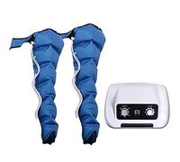 6 Chamber Lymph Drainage Leg Massager, Electric Leg Air Compression Massager for Circulation Waist Wraps Foot Ankles Calf Massage Machine Pain Relax(Blue,2Arms)