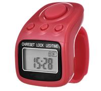 6 Channel Electronic Counter Finger Resettable Clickers 6 Digit LED Digital with Time Display Digital Clickers