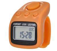 6 Channel Finger Counter with Backlit Time Display 6 Digit LED Clickers for Knitting Coaching Tally Counter