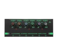 6-Channel Headphone Amplifier, Compact Metal Design