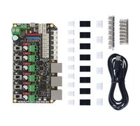 6 Channel USB 2.0 Hubs with Configurable Port and 7.5A Power Distribution for Printing Systems Multiple Expansion Board for Rgbs/Fan