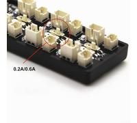 6-Channel USB Lithium Battery Charging Board for 1S LiPo & LiHV Batteries, 3.7V Standard Power Supply Interface, Independent LED Indicators per Chan