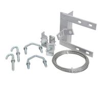 6" Chimney Lashing Bracket Kit Tv Aerial Satellite Mast Pole Roof Install Rope