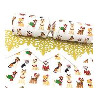 6 Christmas Dogs Cracker Making Craft Kit - Make & Fill Your Own