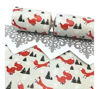 6 Christmas Fox Cracker Making Craft Kit - Make & Fill Your Own