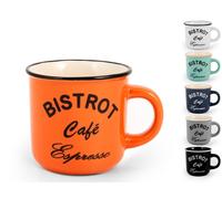 6 Coffee Cups In Stoneware Bistrot Without Saucer Cc120 Home