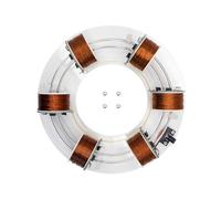 6 Coil Ring Electromagnetic Accelerator, Brushless Cyclotron Motor, Physics Aid Model, for Experimental Teaching, Scientific, Diy, Gifts, Experiment Equipment,
