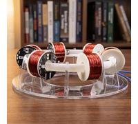 6 Coils Ring Electromagnetic Accelerator, High Speed Electromagnetic Cyclotron, Diy Coil Circular Accelerator, For Experimental Teaching, Stem Education