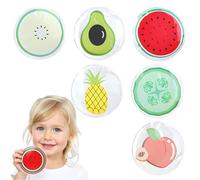 6 Cold Patches, Cooling Gel Pads for Kids, Reusable Cold Compress for Bumps and Bruises, Instant Ice Packs for Pain Relief and Fever Management, Portable Cooling Pads for Travel and Daily Use