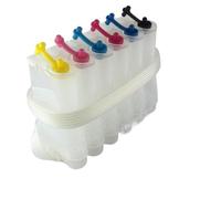 6 Color External Ink Tank 85ml Volume Refill Bottle DIY Replacement Kit Compatible With Inkjet Printers Including