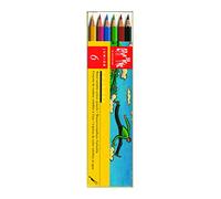 6 color set paper box 1282-406 Caran d'Ache colored pencil Jr (japan import)