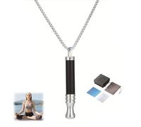 6 Colors Anxiety Breathing Necklace with Resistance, Breathlace with Resistance Filter, Breathing Resistance Necklace with Filter, Flavoured Breathings Necklaces, for Adults Stress Anxiety Relief (B)