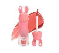 6 Colors Cute Rabbit Matte Liquid Lipstick, Cute Bunny Lip Gloss Set, elly Lip Plumper Pink Gloss For Girls, Waterproof Non Stick Cup Long Lasting Lipgloss