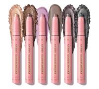 6 Colors Eyeshadow Stick Set, Matte Professional Bright-Colored Contouring and Highlight Eyeshadow Stick, Long Lasting Cream Eyeshadow, Waterproof High Pigmented Eye Shadow (SET B)